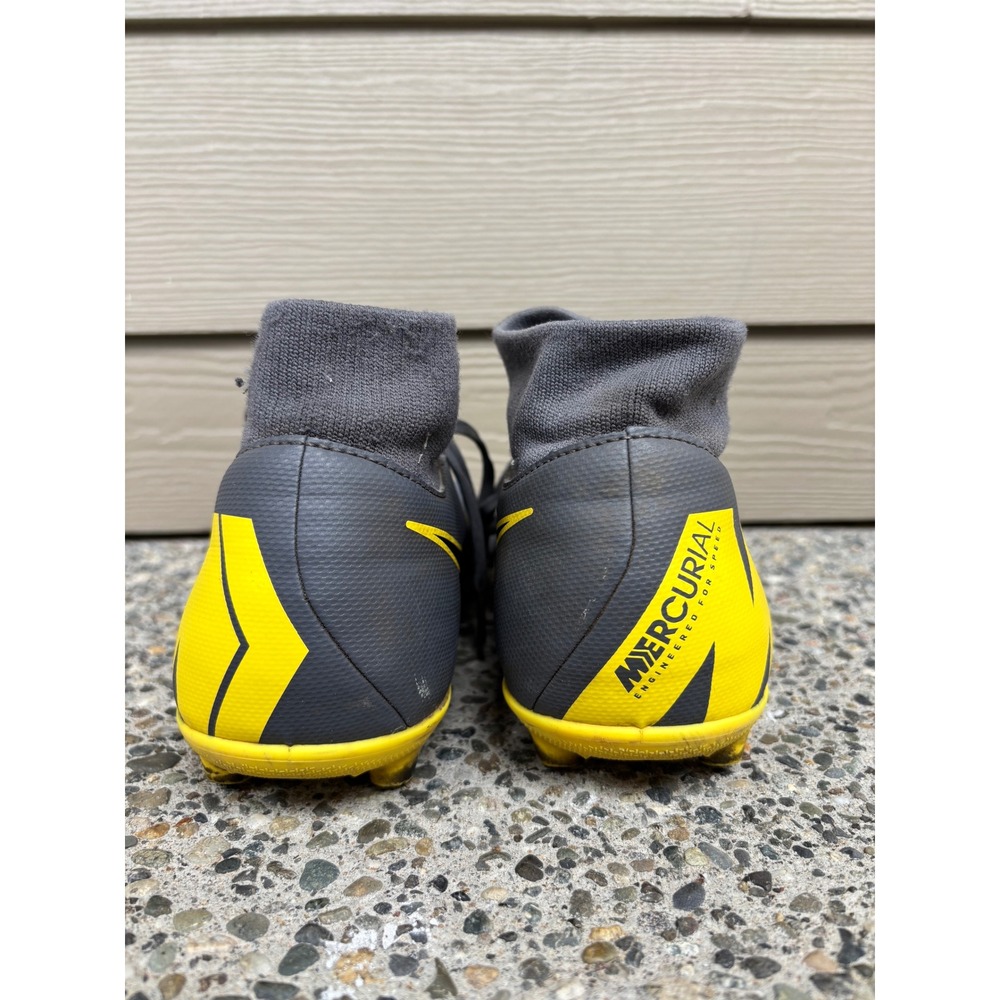 Nike Mercurial Superfly 6 Pro Soccer Cleats Grey Yellow AH7362-070 Men's 12 - Picture 8 of 10